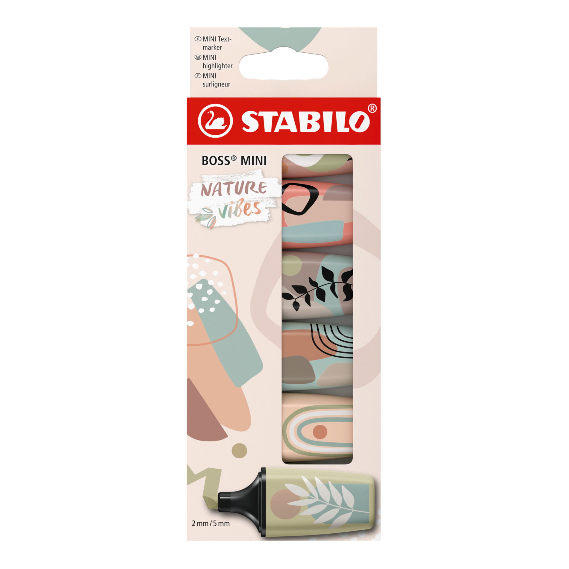 Textmarker STABILO BOSS MINI Naturevibes