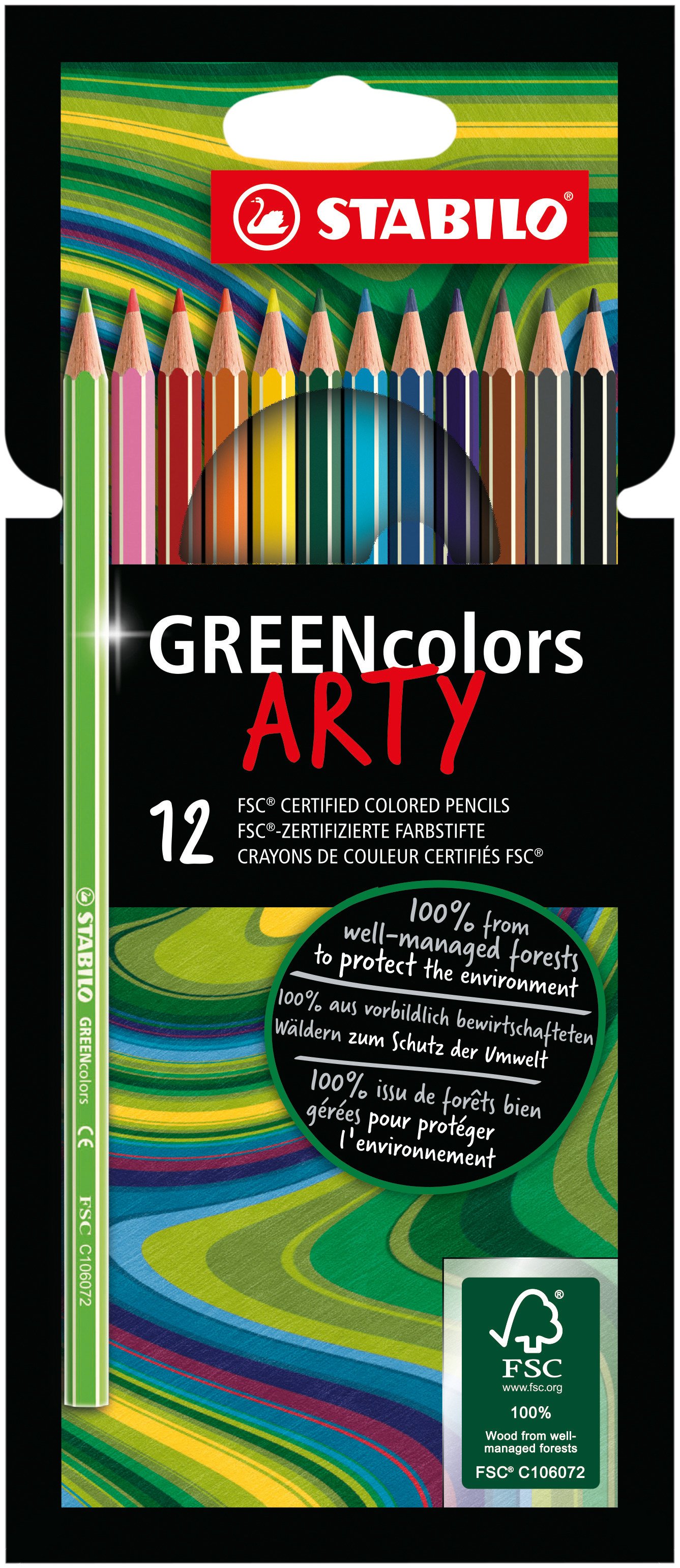 Buntstifte STABILO GREENcolors ARTY
