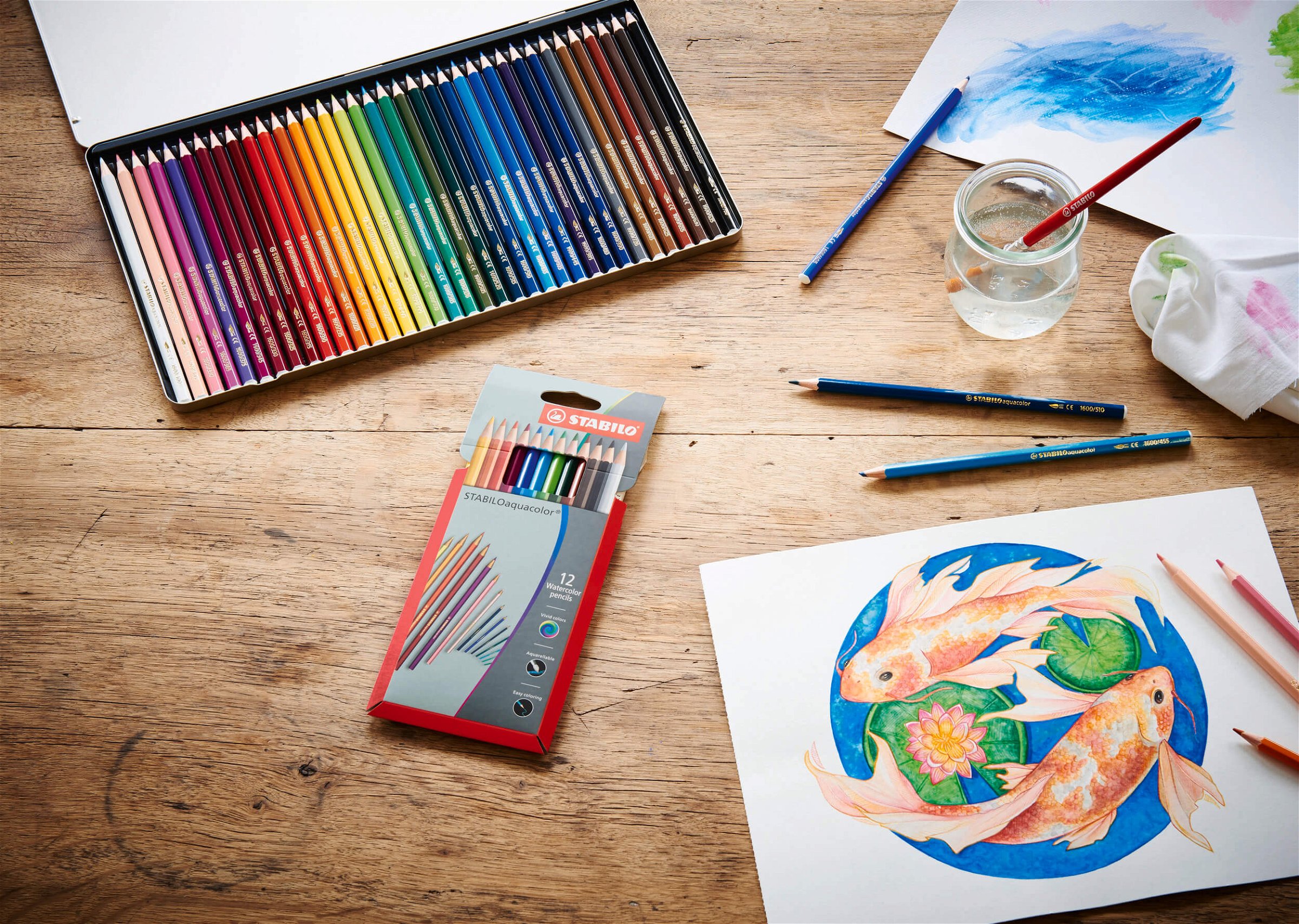 Set de crayons aquarellables Stabilo® aquacolor Arty