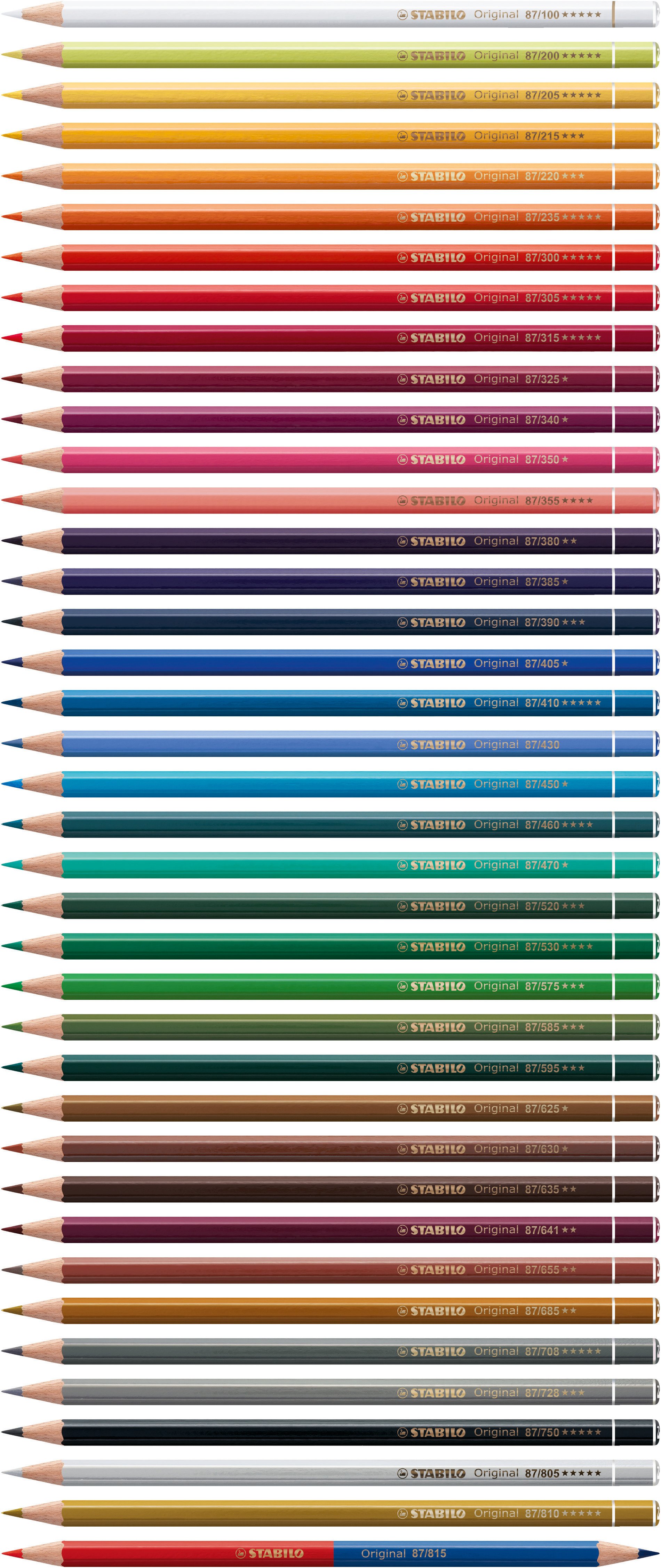 Thin lead colored pencil STABILO Original
