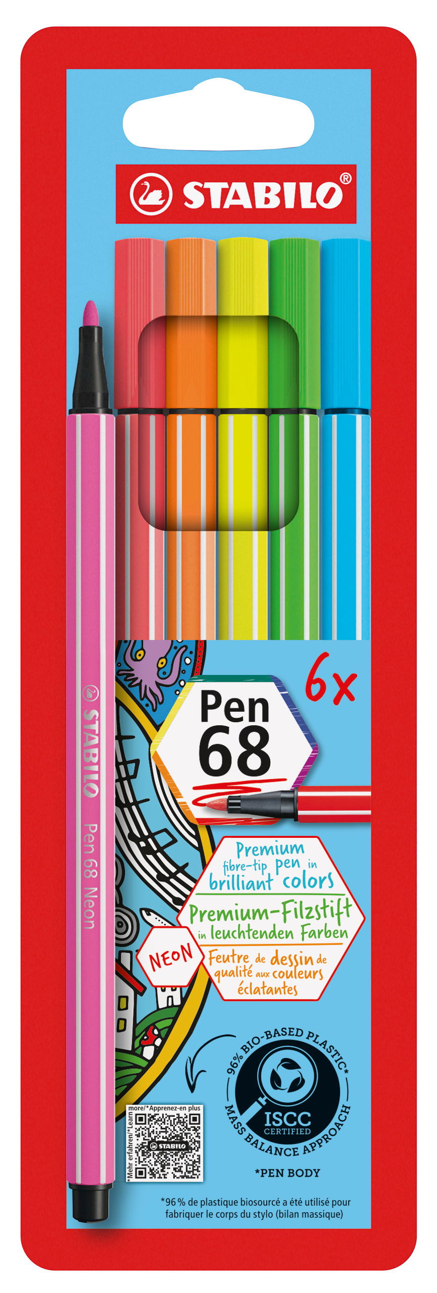 Fasermaler STABILO Pen 68