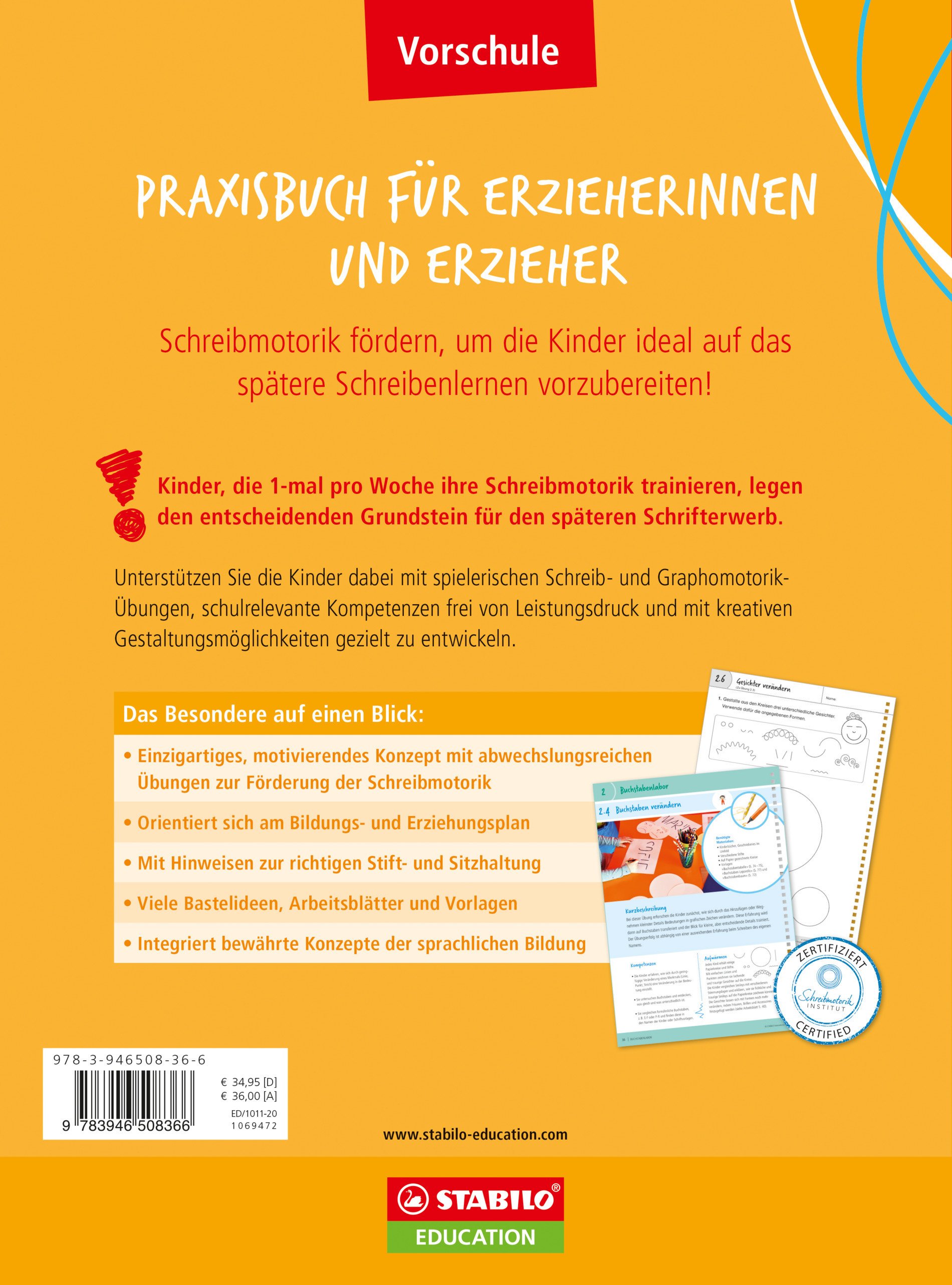 Gedruckte Bücher STABILO Education Praxisbuch Vorschule