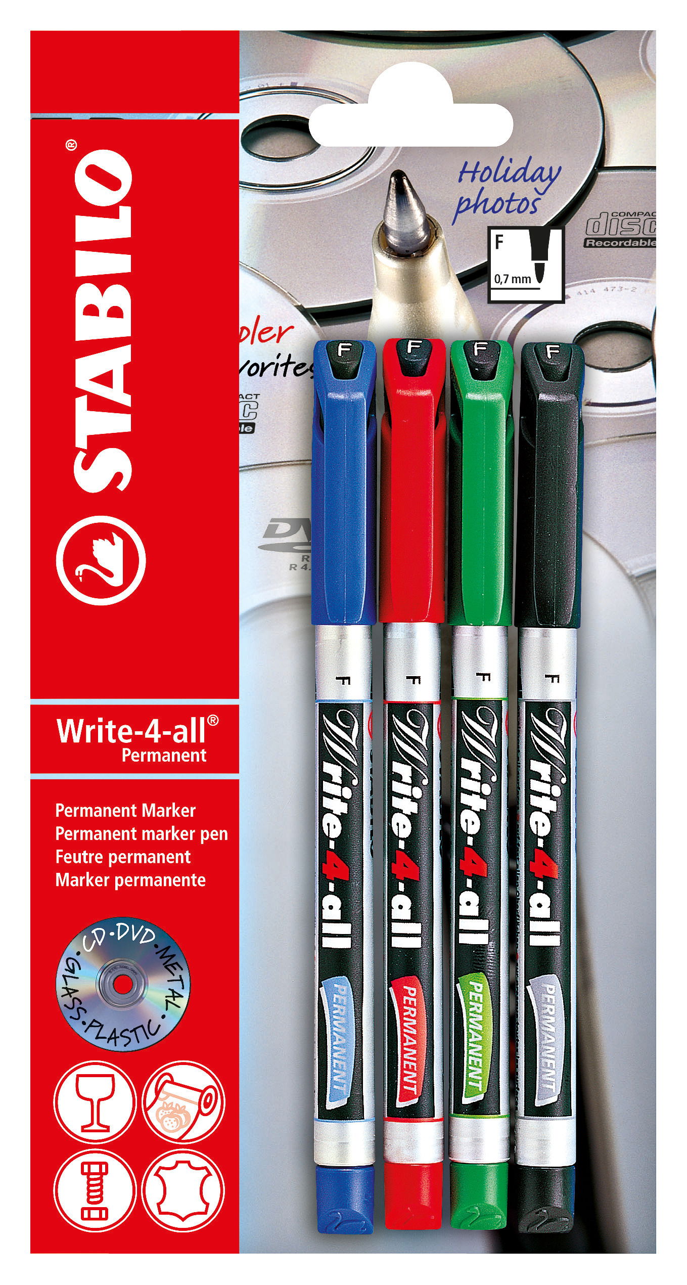 Permanent Marker STABILO Write-4-all