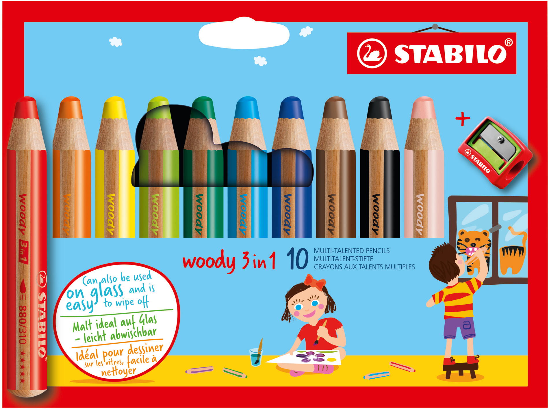 Buntstifte STABILO woody 3 in 1