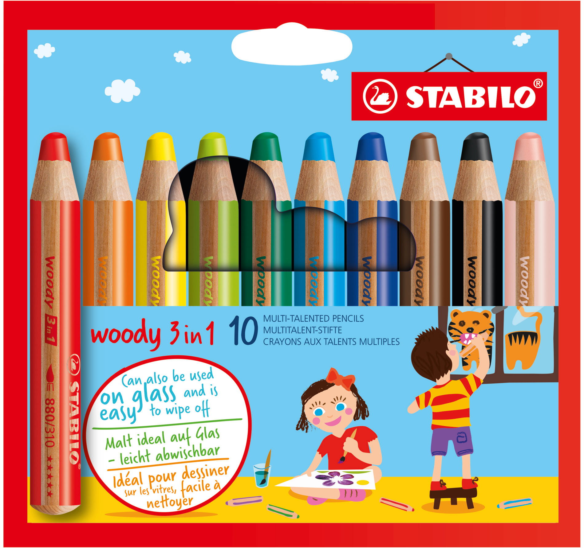 Buntstifte STABILO woody 3 in 1