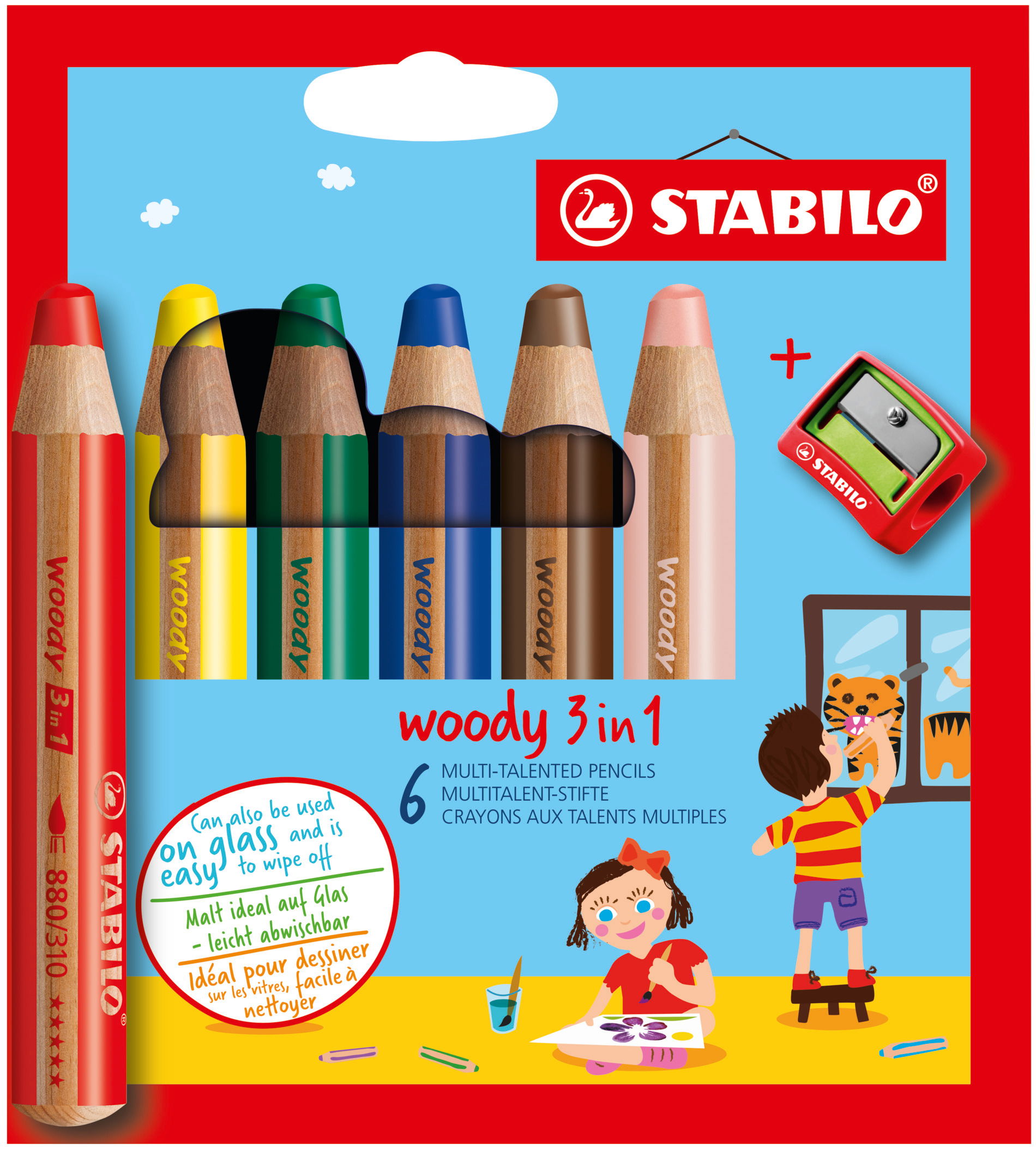 Buntstifte STABILO woody 3 in 1