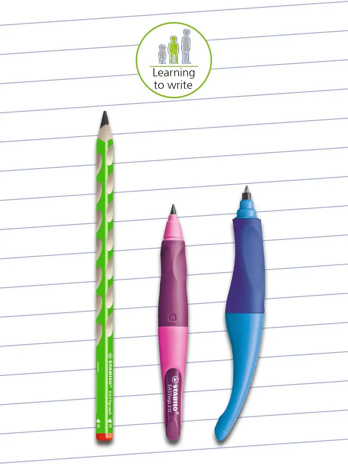 ongeluk scannen Handig STABILO EASY learning to write system - ergonomic pens | STABILO