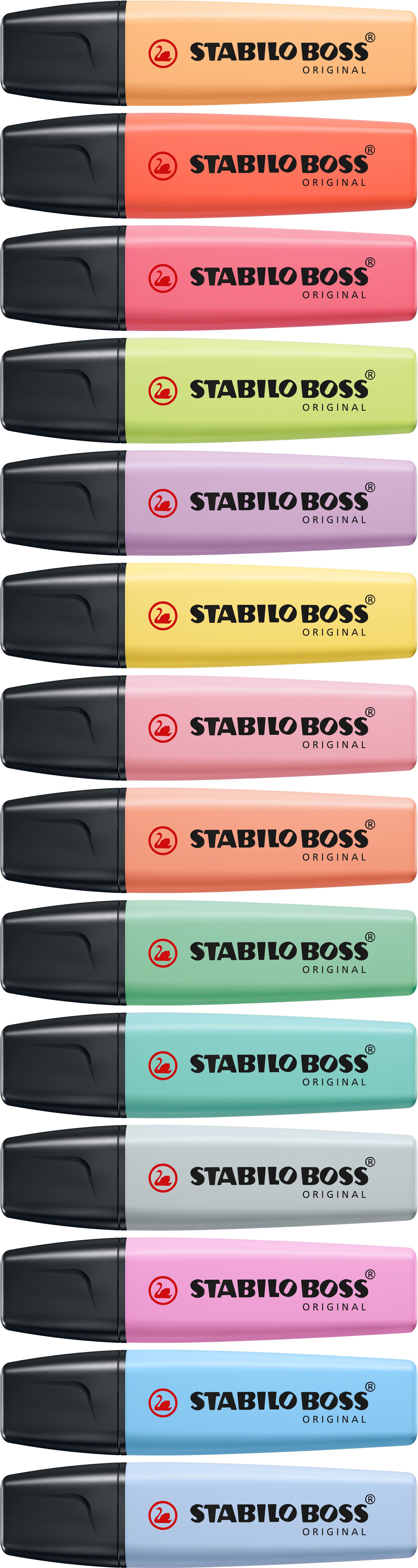 Marcador STABILO BOSS Original - Set de 15 colores - Vértice